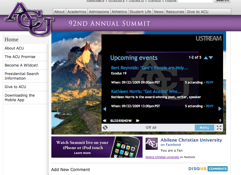 ACU Summit LIVE!